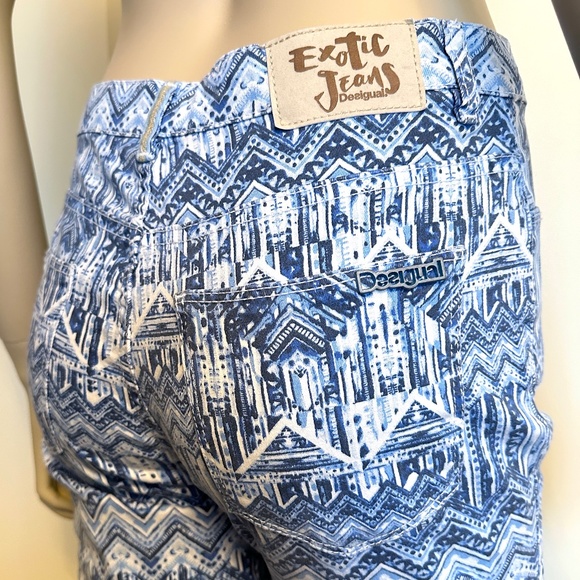 Desigual high rise skinny Exotic jeans - Picture 5 of 14